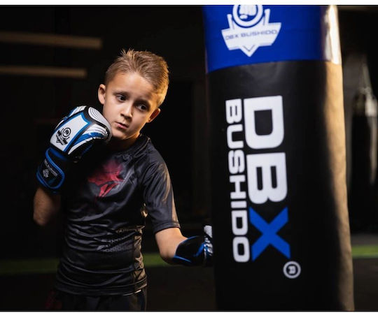 DBX Bushido Kids Boxing Gloves made of Synthetic Leather for Match Blue