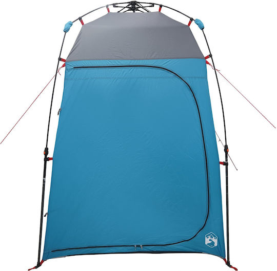 vidaXL Summer Camping Tent Toilet Blue 160x160x227cm