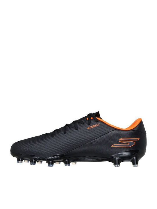 Skechers Academy AG Football Shoes AG Football Shoes with Cleats Black Skechers Academy AG Football Shoes AG Football Shoes with Cleats Black