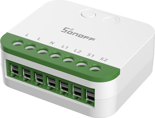 Sonoff Mini Duo Intelligenter Schalter 2 Kanäle Wi-Fi & Bluetooth 16A Mit Neutral