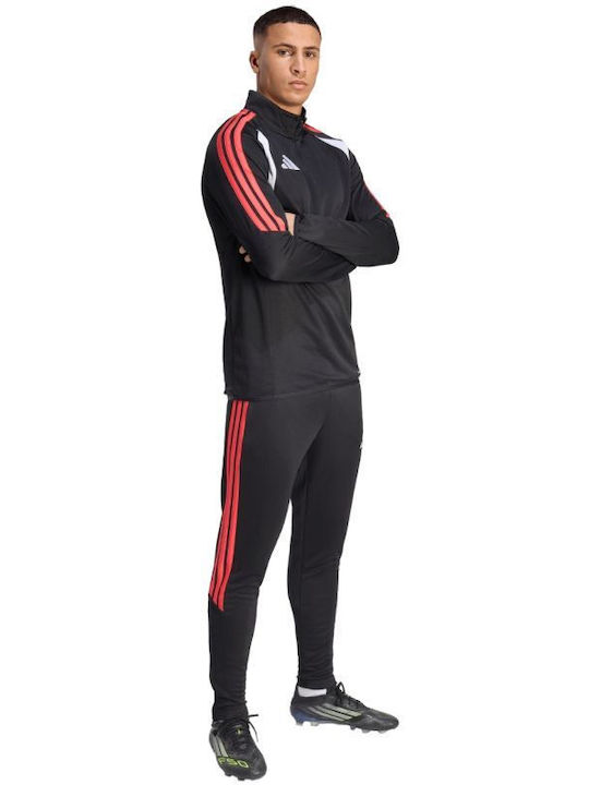 Training Sweatpants Glossy Black And Red