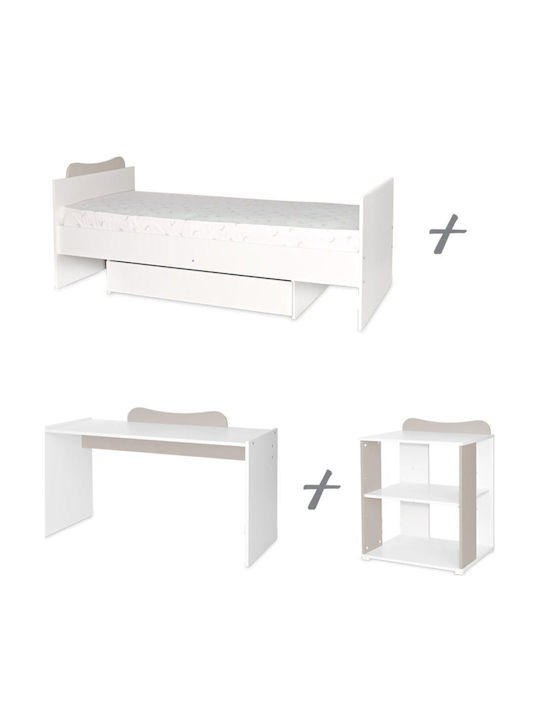 Lorelli Πολυμορφική Κούνια White Artwood White Artwood