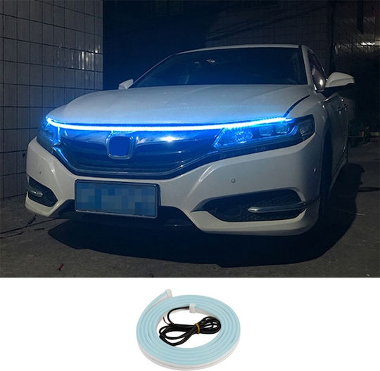Led Day Car Light 2 Meters Extremely Bright Decorative Ambient Ice Blue Light
