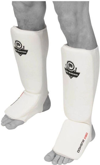 DBX Bushido Shin Guards Adults White