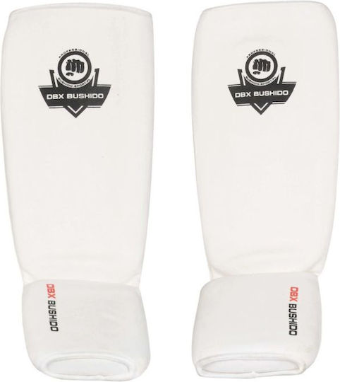 DBX Bushido Shin Guards Adults White
