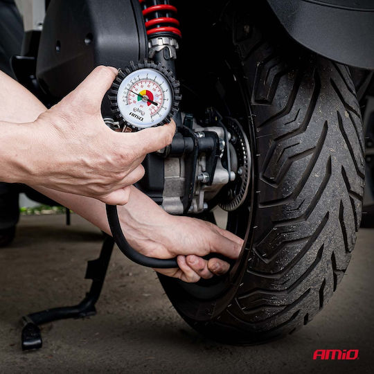 AMiO Analog Tire Pressure Gauge