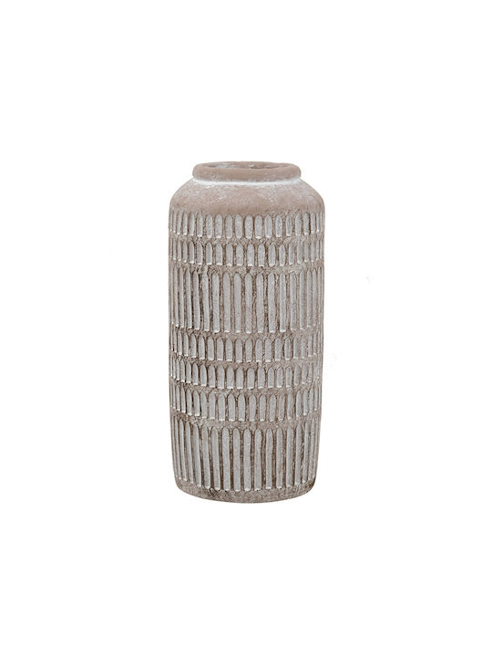 Artekko Vază Decorativă din Beton Bej 14x14x30cm 1buc