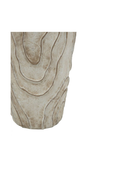 Artekko Decorative Vase Beige 18.5x18.5x29.5cm