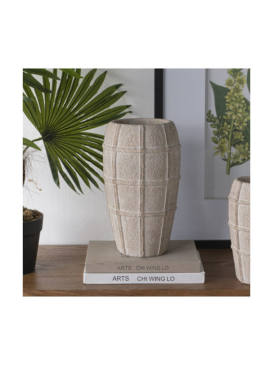 Artekko Διακοσμητικό Βάζο Beton Beige 18x18x30.5cm 1Stück