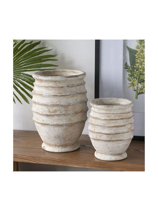 Artekko Vază Decorativă din Beton Bej 18x18x23cm 1buc