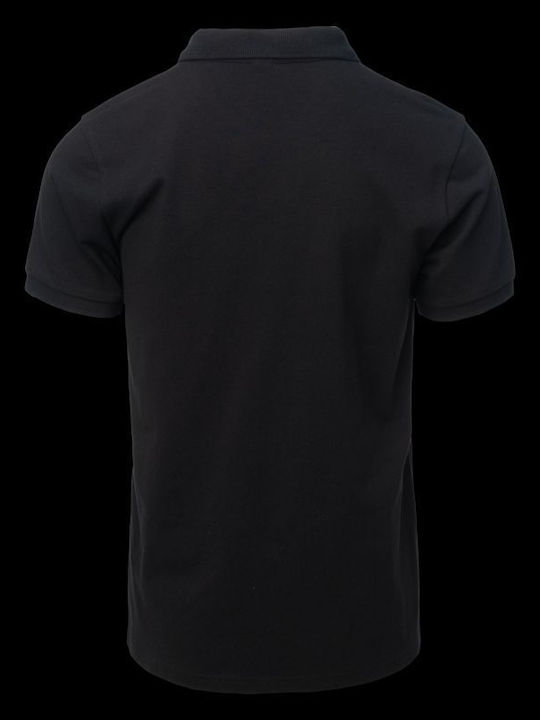 Polo Bluza Tricou Cu Mânecă Scurtă Neagră