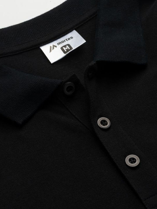 Polo Bluza Tricou Cu Mânecă Scurtă Neagră