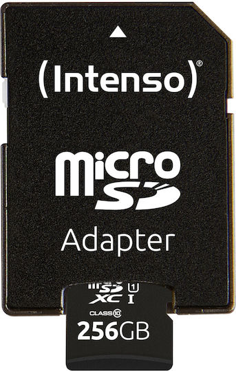 Intenso Class Performance microSDXC 256GB U1 UHS-I 90MB/s с адаптер