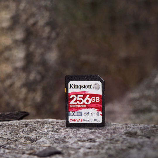 Kingston Canvas React Plus V60 SDXC 512GB Class 10 U3 V60 UHS-II