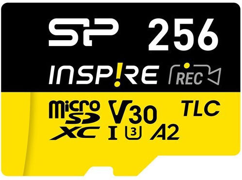 Silicon Power microSDXC 256GB U3 V30 A1 UHS-I 170MB/s Cu Adaptor