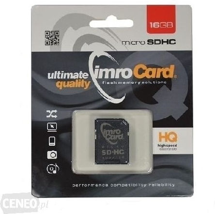 IMRO microSDHC 16GB U1 UHS-I με αντάπτορα