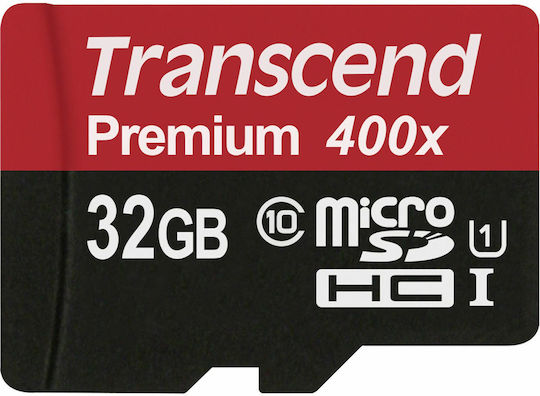 Transcend Premium microSDHC 32GB Class 10 U1 UHS-I