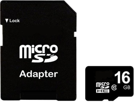 16gb Class-10 Micro-sd Memory Card + Sd Adapter Imrocard