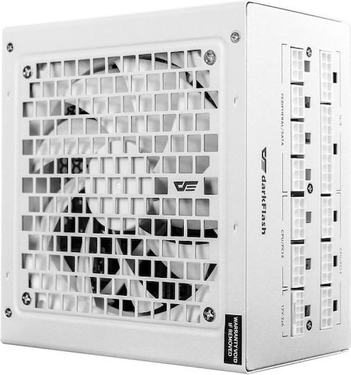 Darkflash 1050W Weißes Netzteil für Computer Voll Verkabelt