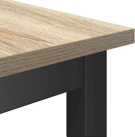 Πάγκοι Τραπεζαρίας 100x32.5x48.5εκ. 2τμχ Καφέ Πάγκοι Τραπεζαρίας 100x32.5x48.5εκ. 2τμχ Καφέ