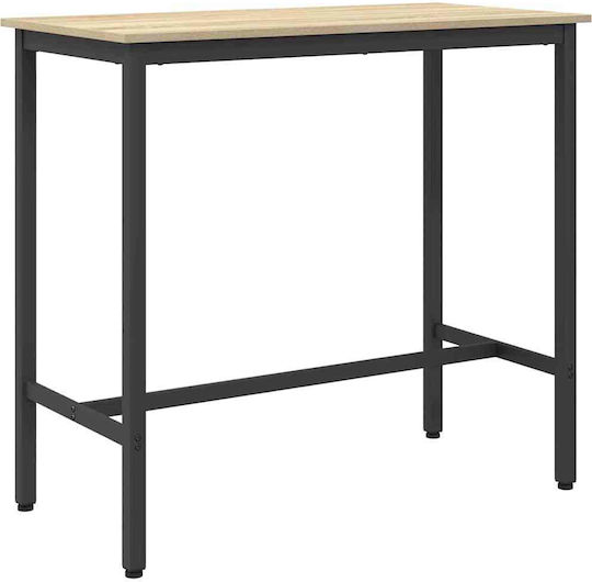 Table Bar Wooden Coffee 100x50x90.5cm