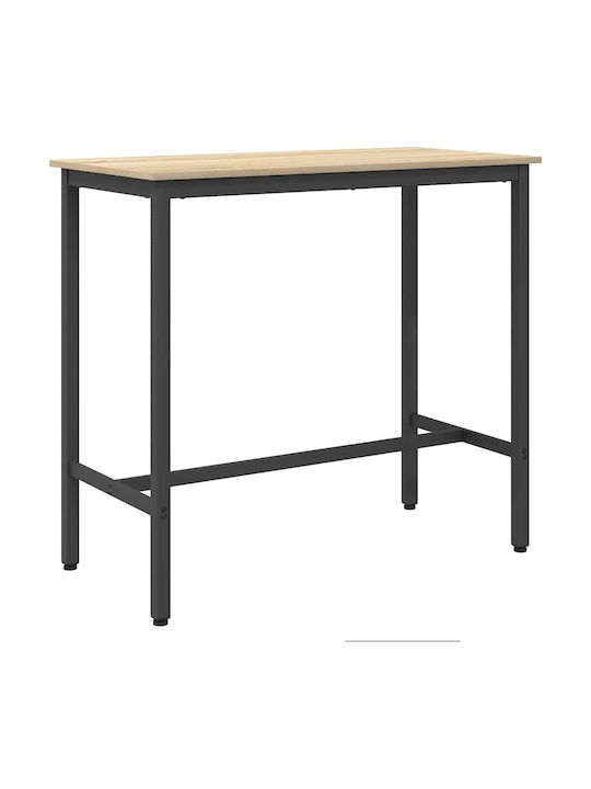 Τραπέζι Μπαρ Ξύλινο Καφέ 100x50x90.5εκ.