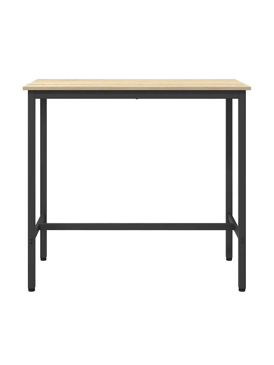 Τραπέζι Μπαρ Ξύλινο Καφέ 100x50x90.5εκ.