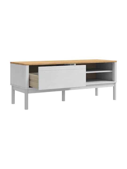 Mobilier de Intrare cu Bancă Alb 115x40x45cm