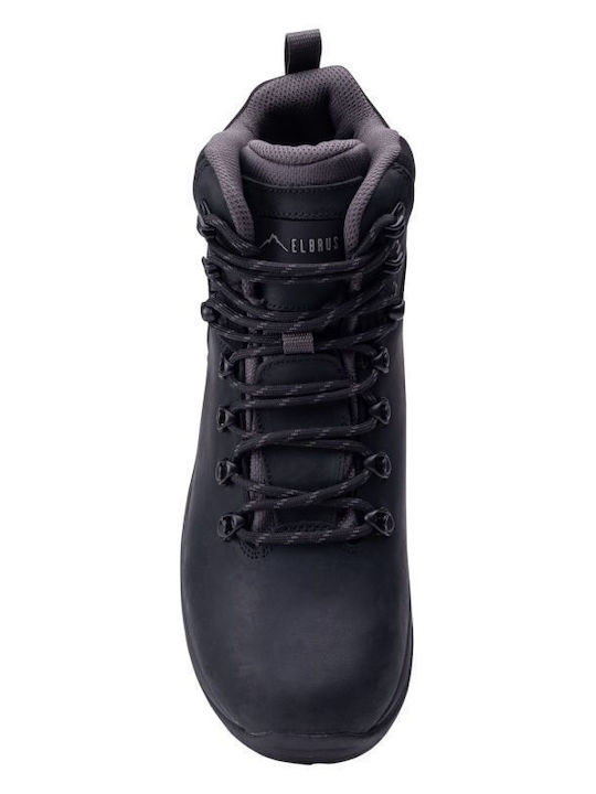 Elbrus Männer Wanderschuhe Wasserdicht Schwarz