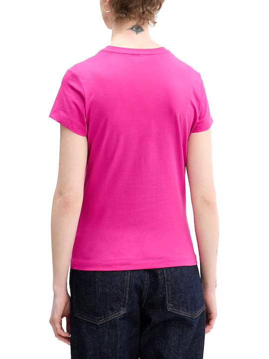 Karl Lagerfeld T-Shirt White - Black - Fuchsia