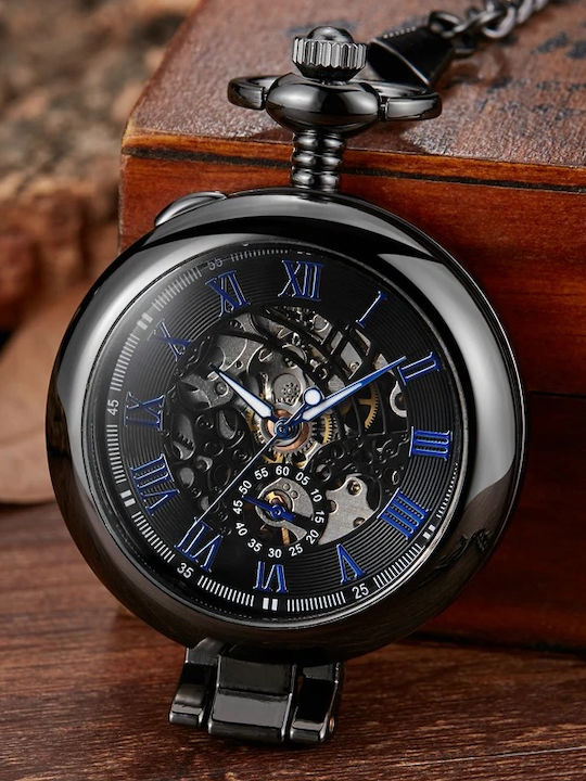 Gorben Men's Watch 18mm Pocket Battery Black