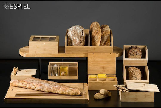 Bamboo Box 2 Compartments 36x31x12.5cm Espiel Xyx113 00052284
