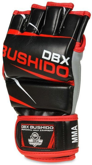 DBX Bushido Γάντια ΜΜΑ από Συνθετικό Δέρμα Μαύρα