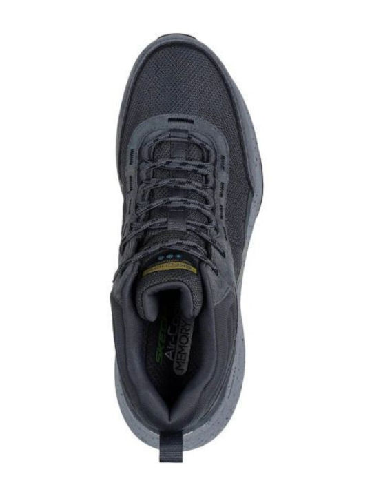Skechers Încălțăminte De Drumeție Pentru Bărbați Tip Botine Impermeabil Gri