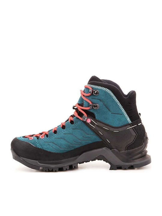 Salewa Mtn Trainer Mid GTX Women's Waterproof Hiking Boots With Gore-Tex Membrane Green