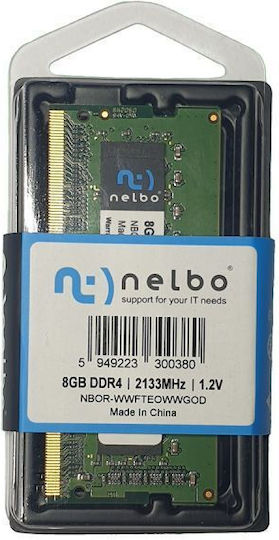 Nelbo 8GB DDR4 RAM mit Geschwindigkeit 2133 für Laptop