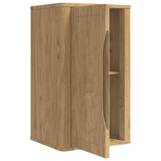 Dulap De Perete Pentru Baie Raft Ceruit Maro 60 X 40 X 80 Cm Maro 42011235