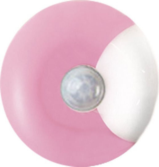 Aca Night Light LED UFO Power Pink Cold with Sensor