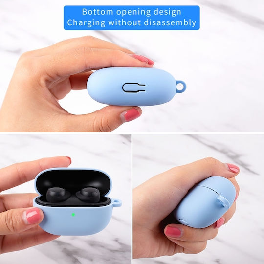 Husă cu cârlig în culoarea Gri pentru Redmi Buds 3 Lite