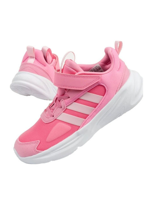 Ozelle Kids Sports Shoes Running with Hoop & Loop Closure Bliss Pink / Clear Pink / Cloud White