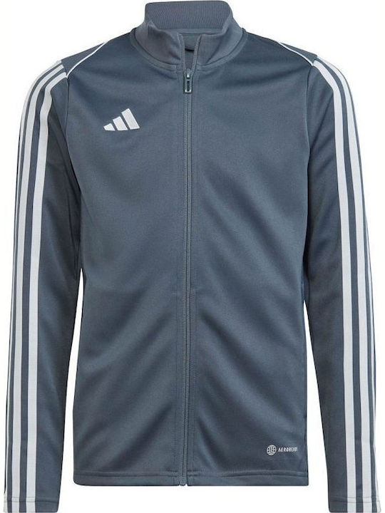 Adidas Kinder-Strickjacken Graue 23 League Training Jacke