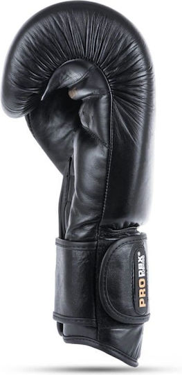 DBX Bushido Mănuși de Box din Piele pentru Competiție Negre