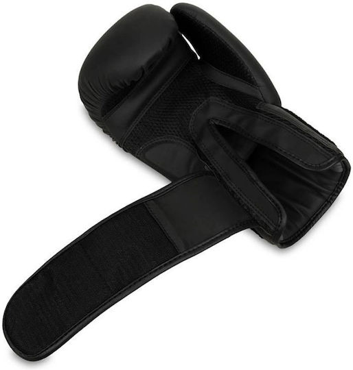 DBX Bushido Boxing Gloves made of Synthetic Leather for Match Black