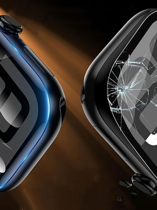 Tech-Protect Flex+ Gehärtetes Glas für das Apple Watch 42mm 3Stück Black
