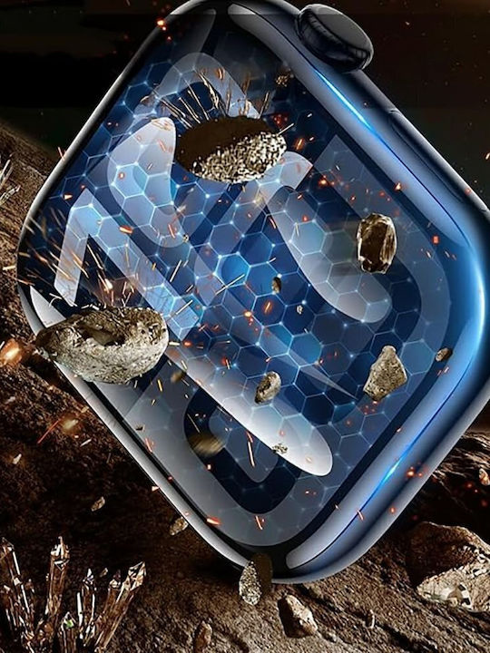 Tech-Protect Flex+ Gehärtetes Glas für das Apple Watch 46 mm 3Stück Black