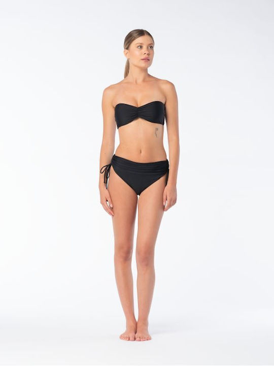 Strapless Bikini Top Μαύρο