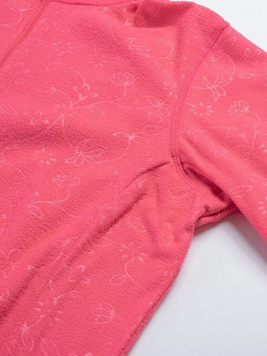 Fleece Jachetă de damă în Roz Culoare