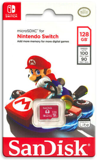 Sandisk microSDXC 128GB Class 10 U3 V30 A1 UHS-I