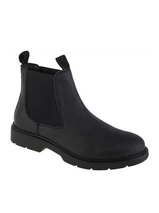 Ghete Chelsea Leather Black Chelsea Boots