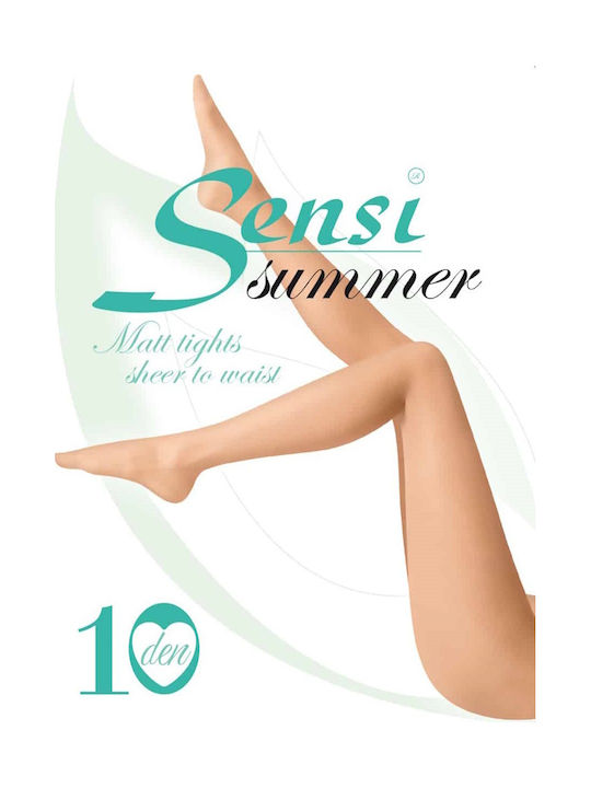Summer Διάφανο Γυναικείο Καλσόν 10 Den Μαύρο